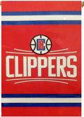 Los Angeles Clippers New Logo 2-Sided 28x44 Banner Applique Embroidered Flag