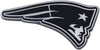 New England Patriots Premium Solid Metal Raised Auto Emblem Shape Cut Adhesive Backing, Officially Licensed