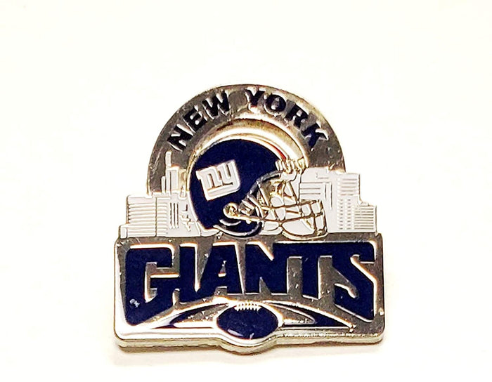 New York Giants Officially Licensed Premium Metal Lapel Pin With Push Backing