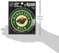 Minnesota Wild 4 Inch Round Decal Sticker, Full Adhesive Backing