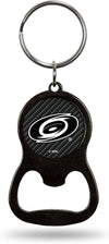 Carolina Hurricanes Keychain Bottle Opener Carbon Fiber Design Metal Hockey