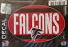 Atlanta Falcons 5"x7" VINTAGE Repositionable Vinyl Decal Auto Home Football