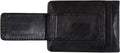 Houston Texans Black Leather Wallet, Front Pocket Magnetic Money Clip, Printed Logo