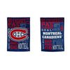 Montreal Canadiens Premium Double Sided Banner House Flag, Fan Rules Design, 28x44 Inch