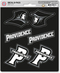 Providence College Friars 6-Piece Decal Sticker Set, 5x6 Inch Sheet, Gift for football fans for any hard surfaces around home, automotive, personal items by Fielders Choice