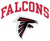Atlanta Falcons 12" ARCHED Decal Flat Reusable Repositionable Auto Home Football