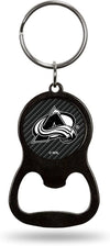 Colorado Avalanche Bottle Opener Keychain Carbon Fiber Design Metal Hockey