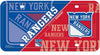 New York Rangers Metal Auto Tag License Plate, Split Design, 6x12 Inch