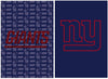 New York Giants Premium Garden Flag Banner, Double Sided, Glitter Style, 13x18 Inch