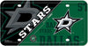 Dallas Stars Metal Auto Tag License Plate, Split Design, 6x12 Inch