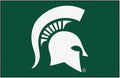 Michigan State University Spartans Floor Mat Area Rug, 20x30 Inch, Nylon, Anti-Skid Backing