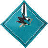 San Jose Sharks Bandana, Traditional Design, 21x21 Inch