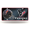 Houston Texans Metal Auto Tag License Plate, Helmet Design, 6x12 Inch