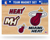 Miami Heat Team Multi Magnet Set, 8.5x11 Inch Sheet, Die Cut, Auto Home