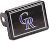 Colorado Rockies Universal Fit Hitch Cover Color Bumper Trailer Auto Cap Baseball