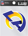 Los Angeles Rams 3.5" Static Cling Decal Window Glass Sticker Emblem Football