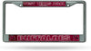 West Texas A&M University Buffaloes Premium Metal License Plate Frame Chrome Tag Cover, 12x6 Inch