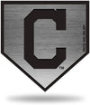 Cleveland Indians Guardians Auto Emblem Decal Premium Solid Metal Antique Nickel Design Raised Baseball