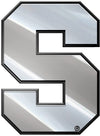 Syracuse University Orange Premium Solid Metal Raised Auto Emblem, Shape Cut, Adhesive Backing