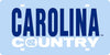University of North Carolina Tar Heels Premium Laser Cut Tag License Plate, Country, Mirrored Acrylic Inlaid, 6x12 Inch