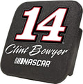 Clint Bowyer #14 Rigid Rubber Plastic Hitch Cover Plug Bumper Trailer Auto Nascar Racing