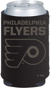 Philadelphia Flyers Tonal Black Design 2-Pack 12oz CAN Neoprene Beverage Insulator Holder Cooler Hockey