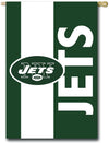 New York Jets Premium Double Sided Banner House Flag, Embellished Applique, 28x44 Inch