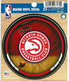 Atlanta Hawks Decal 4" Round Vinyl Auto Home Window Bumper Sticker Basketball