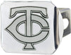 Minnesota Twins Hitch Cover Solid Metal with Raised Chrome Metal Emblem 2" Square Type III