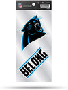 Carolina Panthers Double Up Die Cut 2-Piece Sticker Sheet