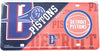 Detroit Pistons Metal Tag License Plate Novelty 6x12 Inch Split Design