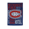 Montreal Canadiens Premium Double Sided Banner House Flag, Fan Rules Design, 28x44 Inch