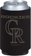 Colorado Rockies 2-Pack Tonal Black Design 12oz CAN Neoprene Beverage Insulator Holder Cooler Baseball