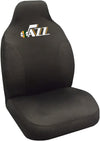 Utah Jazz Premium Embroidered Black Auto Bucket Seat Cover, 48x20 Inch, Elastic