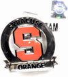 Syracuse University Orange Premium Metal Pin, Lapel Hat Tie, Push Pin Backing