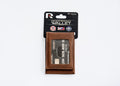 Buffalo Sabres Premium Black Leather Wallet, Front Pocket Magnetic Money Clip, Laser Engraved, Vegan