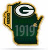 Green Bay Packers Pennant State Shape 18 Inch Soft Felt