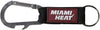 Miami Heat Premium Carabiner Clip Keychain Bottle Opener Combo