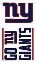 New York Giants Double Up Die Cut 2-Piece Sticker Sheet