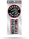 Toronto Raptors Double Up Die Cut 2-Piece Sticker Sheet