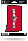 University of South Dakota Coyotes 5 Inch Sticker Decal, Home State Design, Flat Vinyl, Full Adhesive Backing