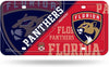 Florida Panthers Metal Tag License Plate Novelty 6x12 Inch Split Design