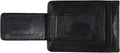 New York Islanders Black Leather Wallet, Front Pocket Magnetic Money Clip, Printed Logo