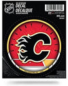Calgary Flames 4 Inch Round Vinyl Decal Sticker, Full Adhesive Backing