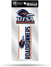 University of Texas San Antonio Roadrunners UTSA 2-Piece Double Up Die Cut Sticker Decal Sheet, 4x8 Inch