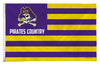 East Carolina University ECU Pirates Premium 3x5 Feet Flag Banner, Country Design, Metal Grommets, Outdoor Use, Single Sided