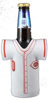 Cincinnati Reds 16oz Drink Bottle Cooler Insulated Neoprene Beverage Holder, Team Jersey Design