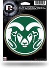 Colorado State University Rams 5 Inch Sticker Decal Flat Vinyl Die Cut Full Adhesive Backing