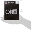 Indianapolis Colts Auto Emblem, Plastic Molded, Silver Chrome Color, Raised 3D Effect, Adhesive Backing