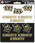 University of Central Florida UCF Knights 12-Piece Mini Decal Sticker Set, 5x6 Inch Sheet, Gift for football fans for any hard surfaces around home, automotive, personal items by Fielders Choice